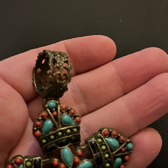 2x3 Aztec/Native-style Cross Pendant - Picture 6 of 6